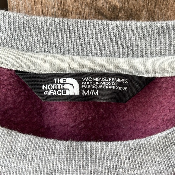 The North Face Red and Gray Color-Block Jacket - Picture 2 of 11